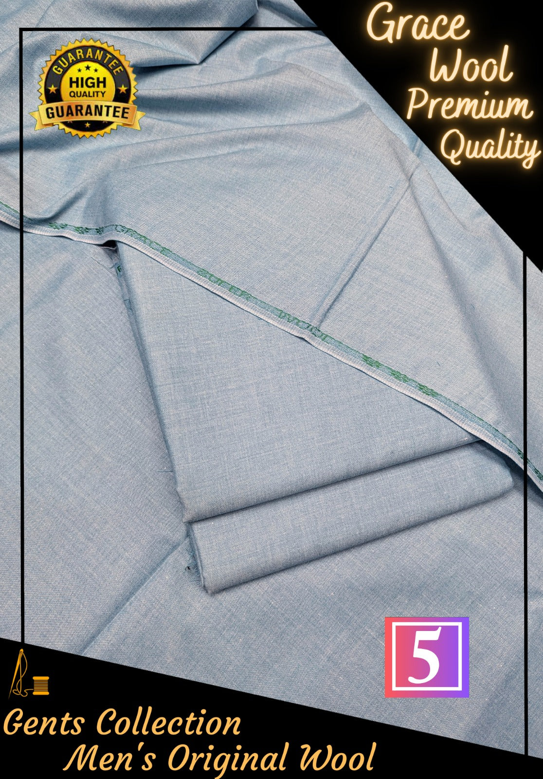 Grace Wool Unstitched D-002