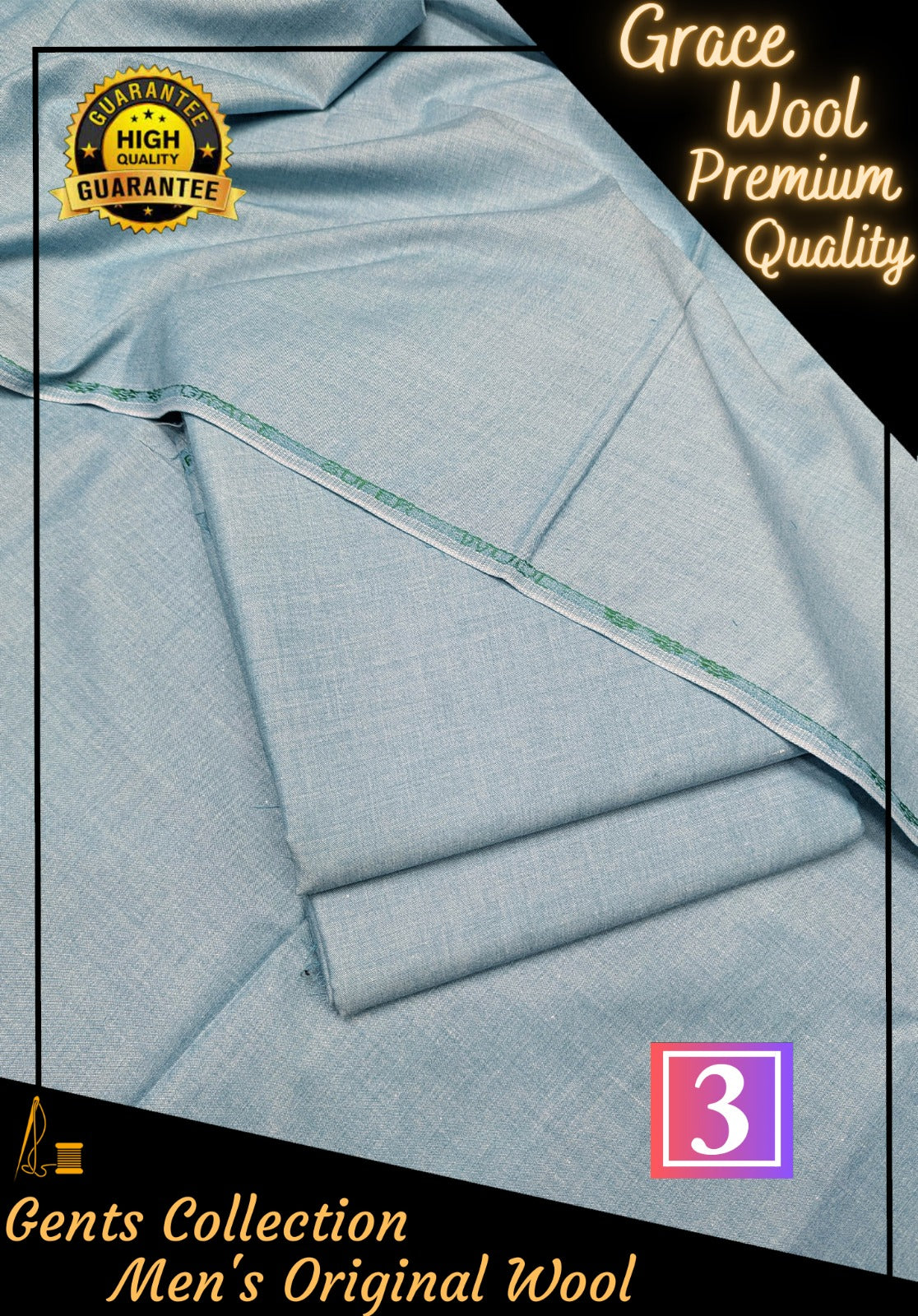 Grace Wool Unstitched D-003