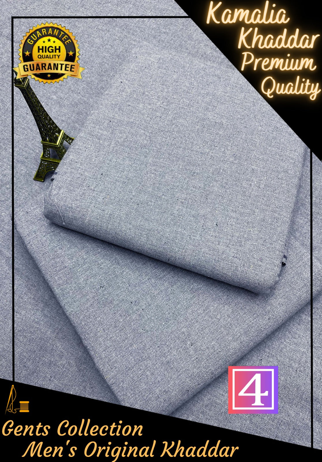 Kamalia Khaddar Unstitched D-010