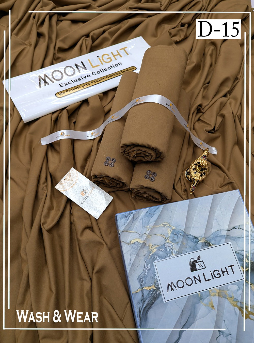 MOONLIGHT PREMIUM LUXURY WASH & WEAR GENTS COLLECTION VOL-03-D#15